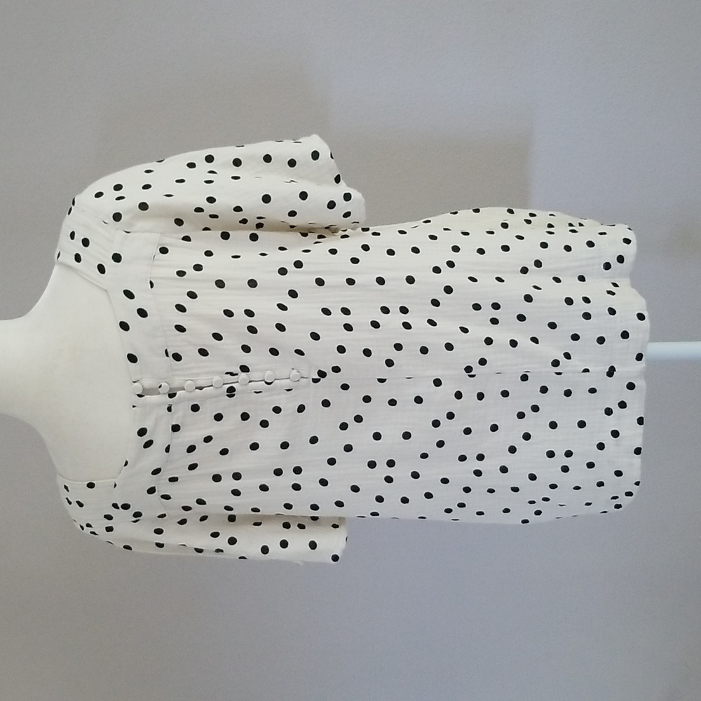 Madewell Harlow Polka Dot Lightspun Gauze (M) - Picture 5 of 7